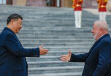 Xi Jinping, presidente da China, e Lula. Foto: Ricardo Stuckert/PR