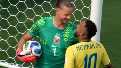 Nyland e Neymar Jr. Foto: Reprodução de TV