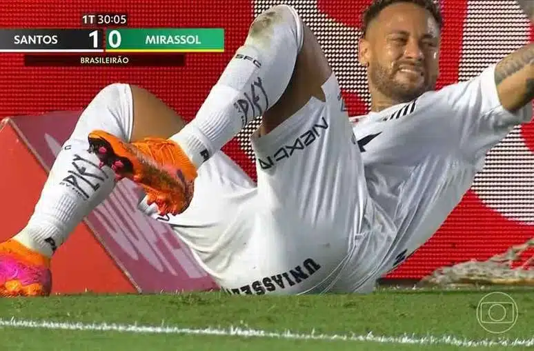 Neymar. Foto: Reprodução de TV