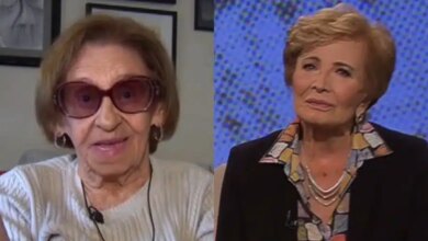 Laura Cardoso e Glória Menezes. Foto: Reprodução de TV