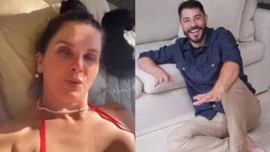 Luiza Ambiel e Evaristo Costa. Foto: Reprodução de vídeo/Instagram