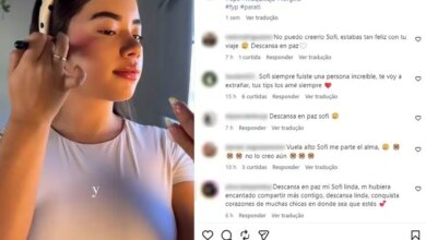 Adolescente colombiana Sofia Murillo que morreu em queda de helicóptero no Rio Foto: Reprodução/Instagram