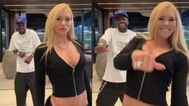 Virginia Fonseca e Vini Jr. fazem dancinha. Foto: Reprodução de vídeo