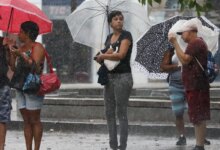 Inmet alerta para tempestades no Sudeste e Sul do país