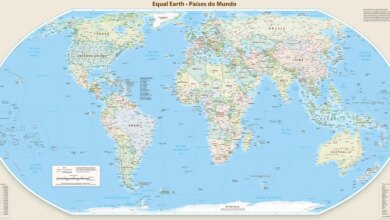 Novo mapa-múndi corrige tamanho da África, América do Sul e Ásia